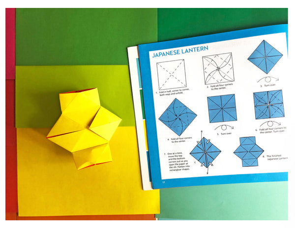 Rainbow Origami Paper Pack Book