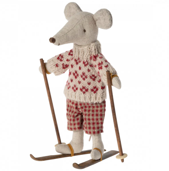 Maileg Ski and Ski Poles for Mum or Dad Mouse
