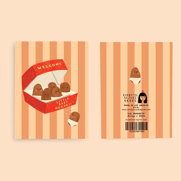 Lil Nugget Baby Card By Carolyn Suzuki