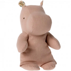 Maileg Small Hippo in Soft Rose