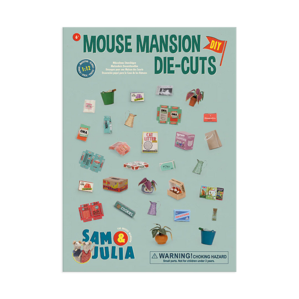 Mouse Mansion Die Cut Prints