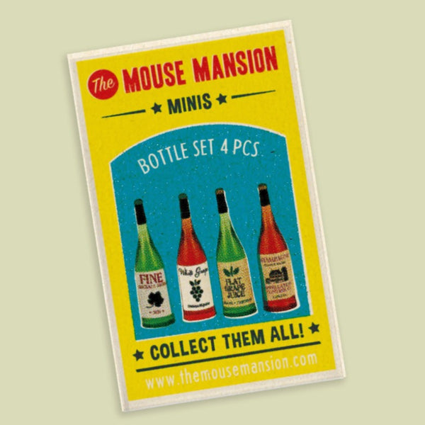 Mouse Mansion Mini Matchbox - Bottle Set