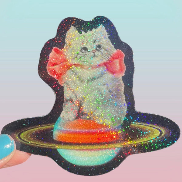 Planetary Kitten Sticker