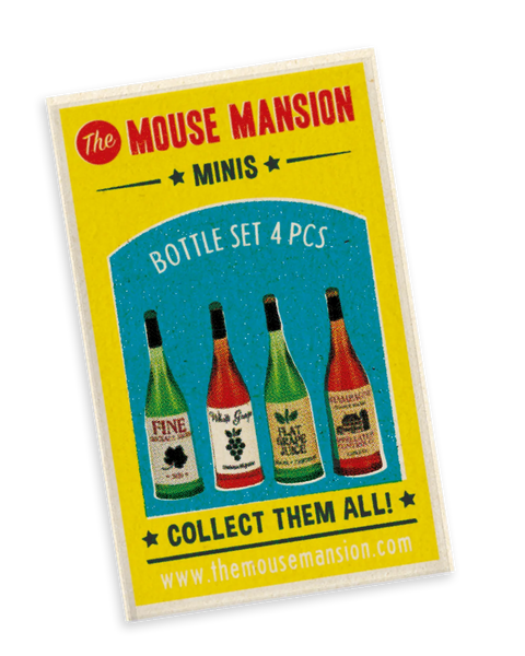 Mouse Mansion Mini Matchbox - Bottle Set