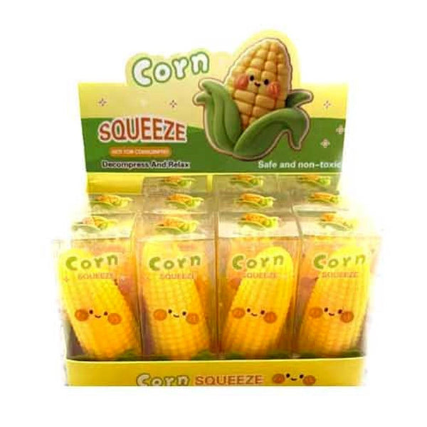 Crunchy Corn Shaped Crunching Sound Squishy