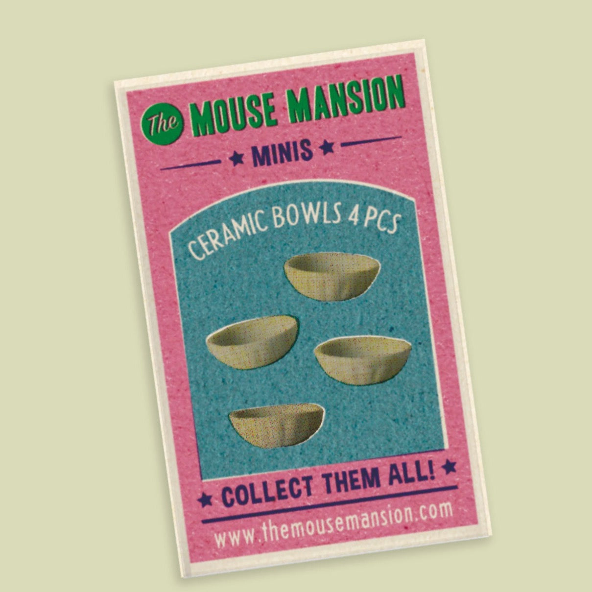 Mouse Mansion Mini Matchbox - Bowls
