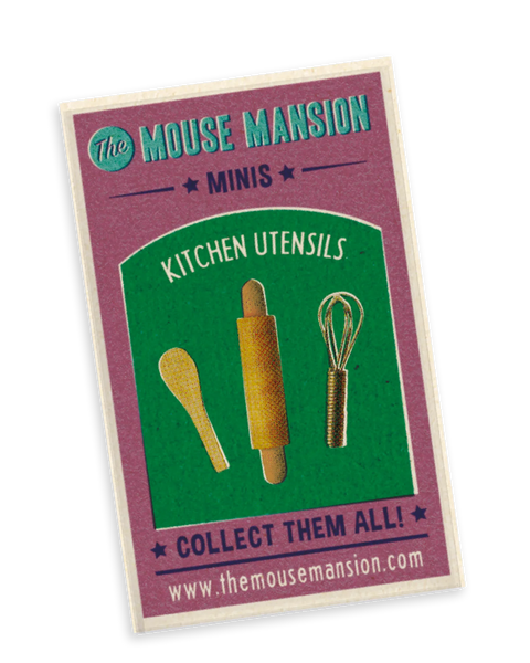 Mouse Mansion Mini Matchbox - Kitchen Utensils