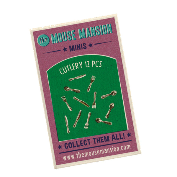 Mouse Mansion Mini Matchbox - Cutlery