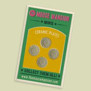 Mouse Mansion Mini Matchbox - Plates