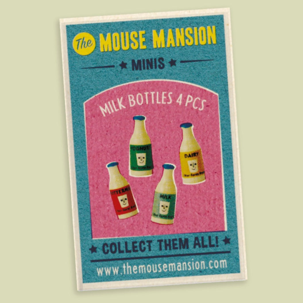 Mouse Mansion Mini Matchbox - Milk Bottles