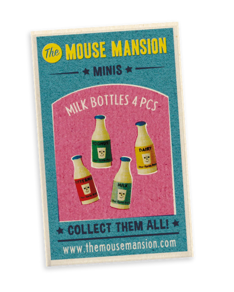 Mouse Mansion Mini Matchbox - Milk Bottles