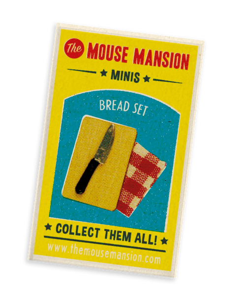 Mouse Mansion Mini Matchbox - Bread Set