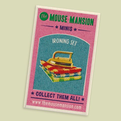 Mouse Mansion Mini Matchbox - Ironing Set