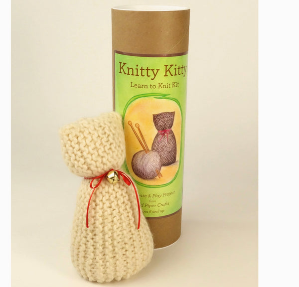 Knitty Kitty Learn To Knit Kit