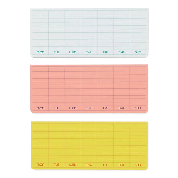 Weekly Sticky Memo Pad  by Penco