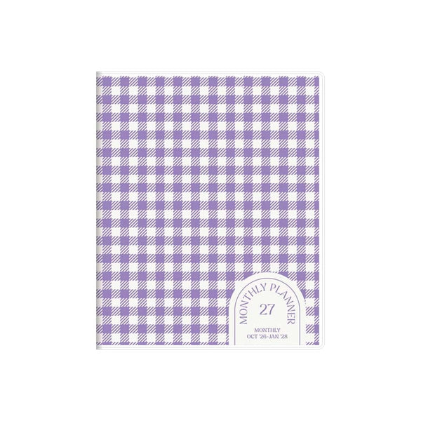 2027 Weekly Diary Glow Check Square (NE4) From Hightide