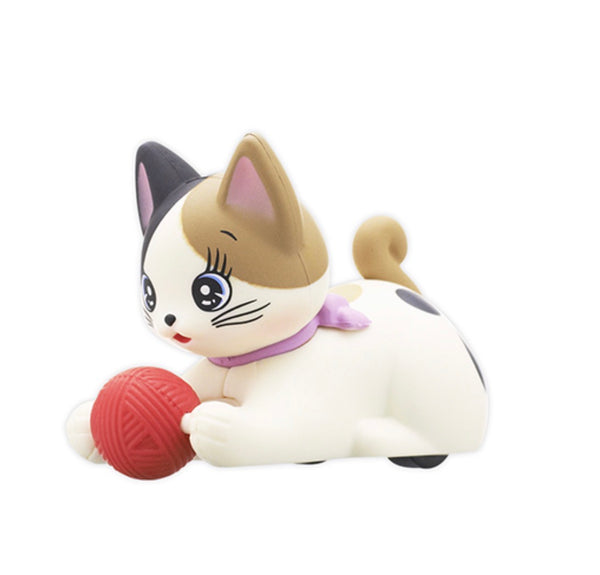 Pullback Yarn and NYANKO Cat Capsule Toy