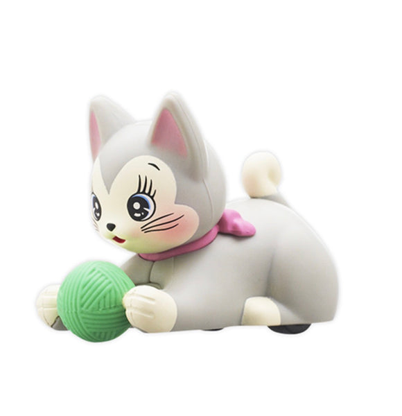 Pullback Yarn and NYANKO Cat Capsule Toy