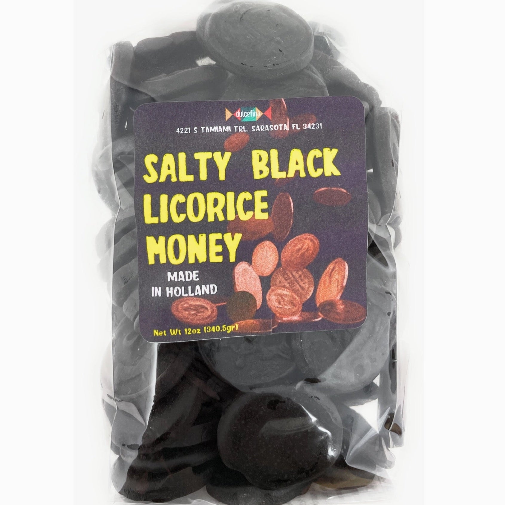 Salty Black Licorice Money – Kinoko Kids