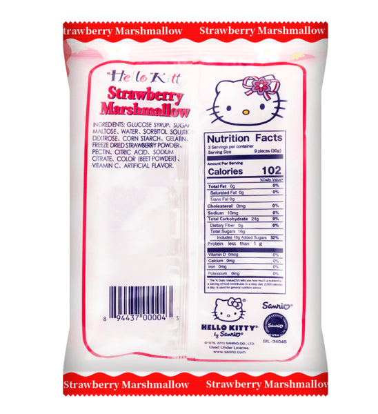 Hello Kitty Strawberry Marshmallows