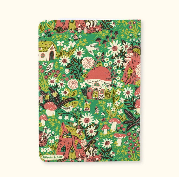 Gnome Village Softcover Notebook by Phoebe Wahl