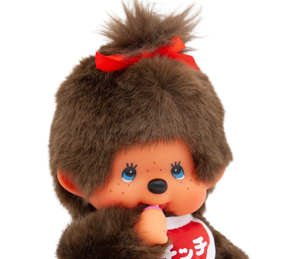 Monchhichi Blue Eyes and Japanese Bib Girl