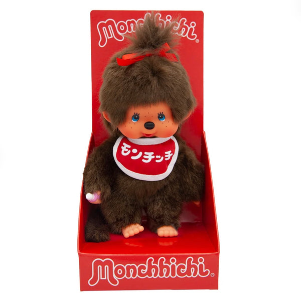 Monchhichi Blue Eyes and Japanese Bib Girl
