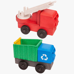 Luke’s Toy Factory Fire and Recycling Truck Two Pack