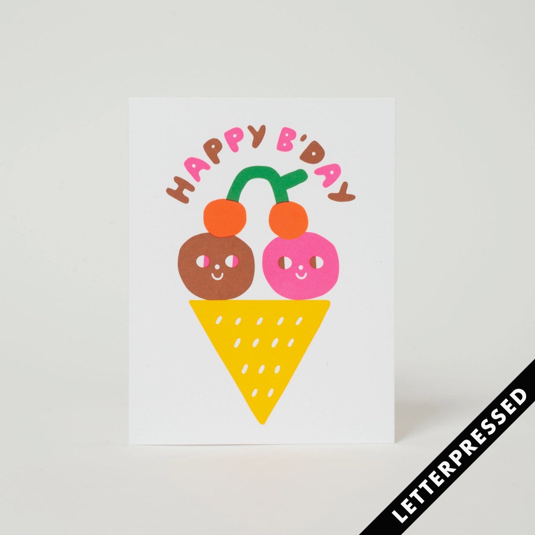 Ice Cream Birthday Wishes Card