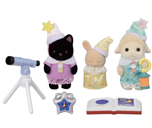Calico Critters Nursery Friends Sleepover Party Trio