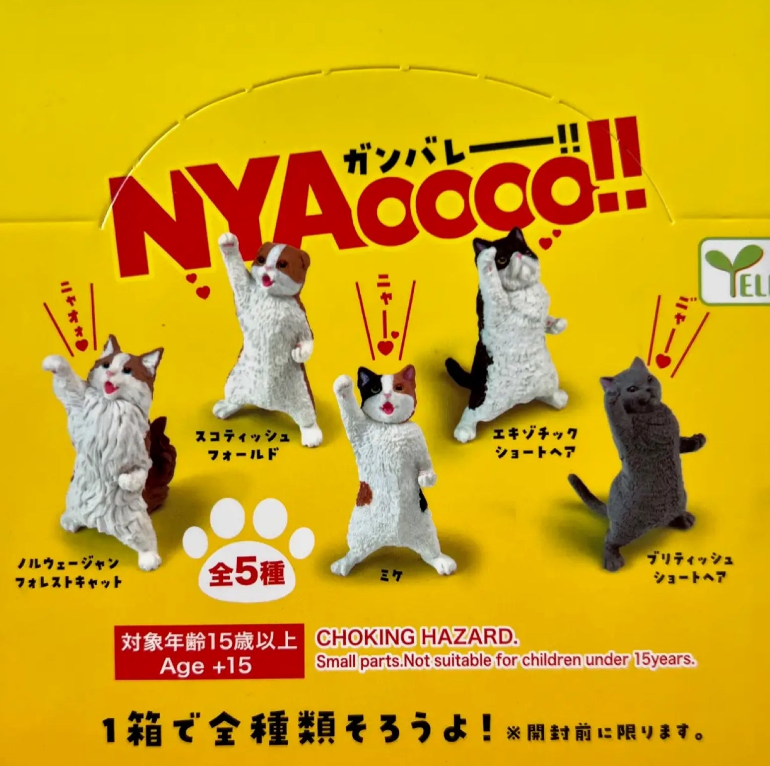 NYAoooo! Power Cats  Blind Box From Japan