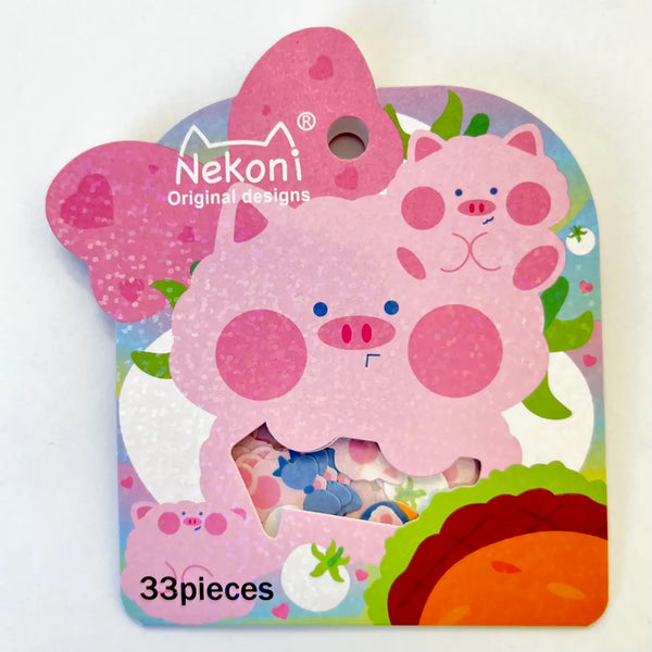 Pigs Sticker Bag