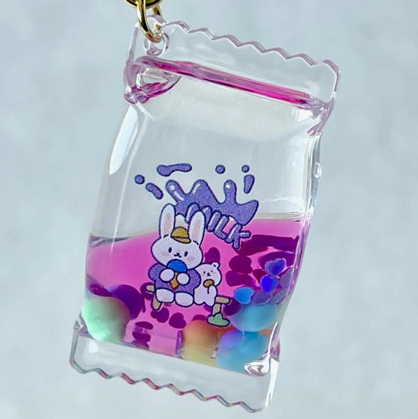 Bunny Candy Floaty Key Charm