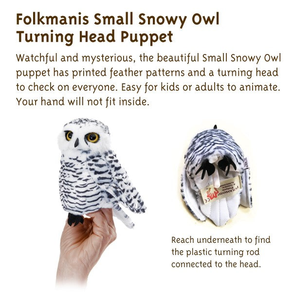 Small Snowy Owl  Puppet