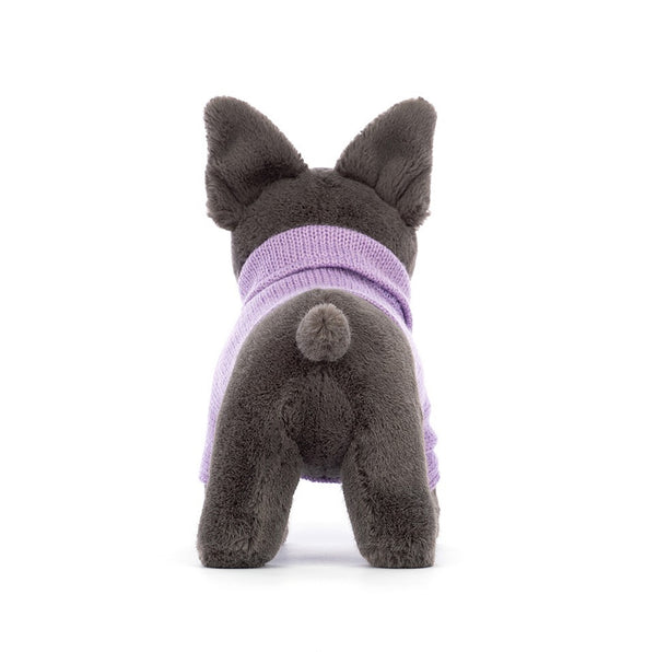 Sweater French Bulldog Purple by Jellycat