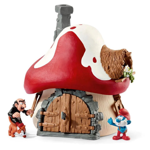 Smurf House With Figures by Schleich