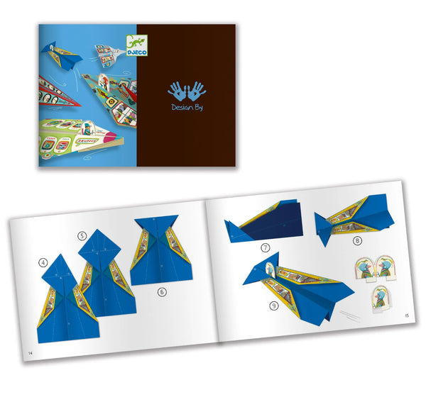 Planes Origami Paper Craft Kit by Djeco