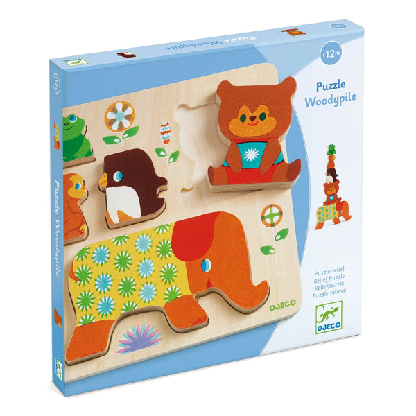 WoodyPile Wooden Puzzle by Djeco