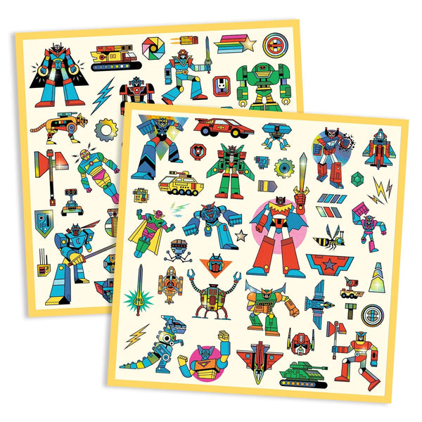 Robot Sticker Sheets by Djeco