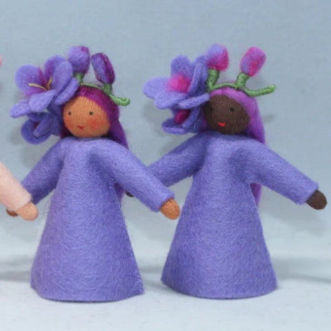 Purple Freesia Fairy by Eco Flower Fairies