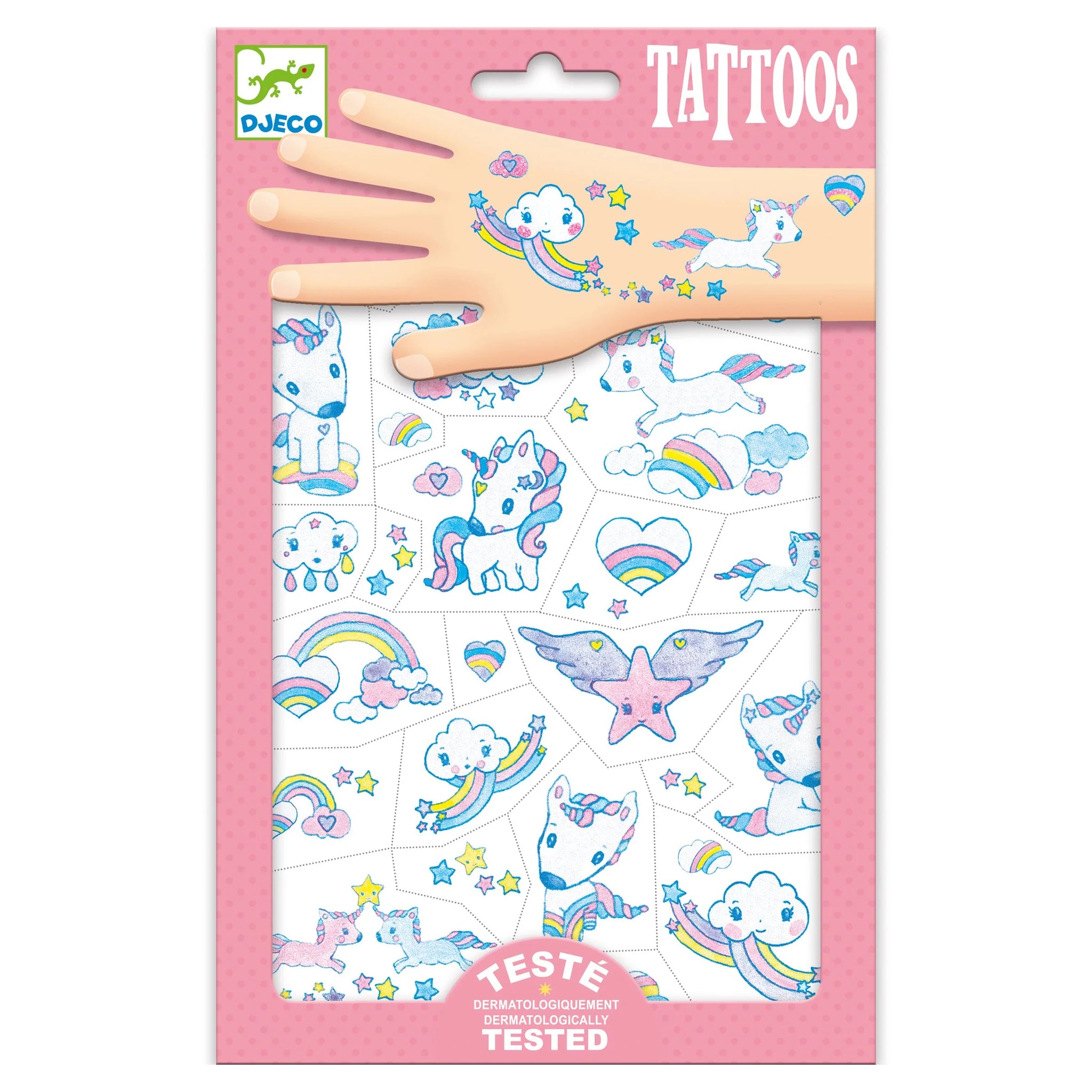 Unicorn Temporary Tattoos by Djeco