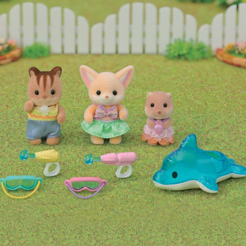 Calico Critters Nursery Friends Pool Fun Trio
