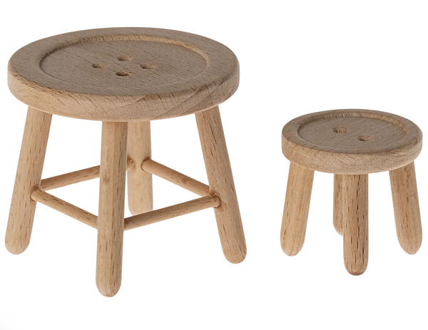 Maileg Table and Stool Set (mouse)