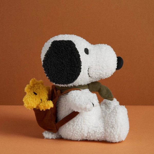 Bon Ton Toys Plush Snoopy with Woodstock in a Backpack