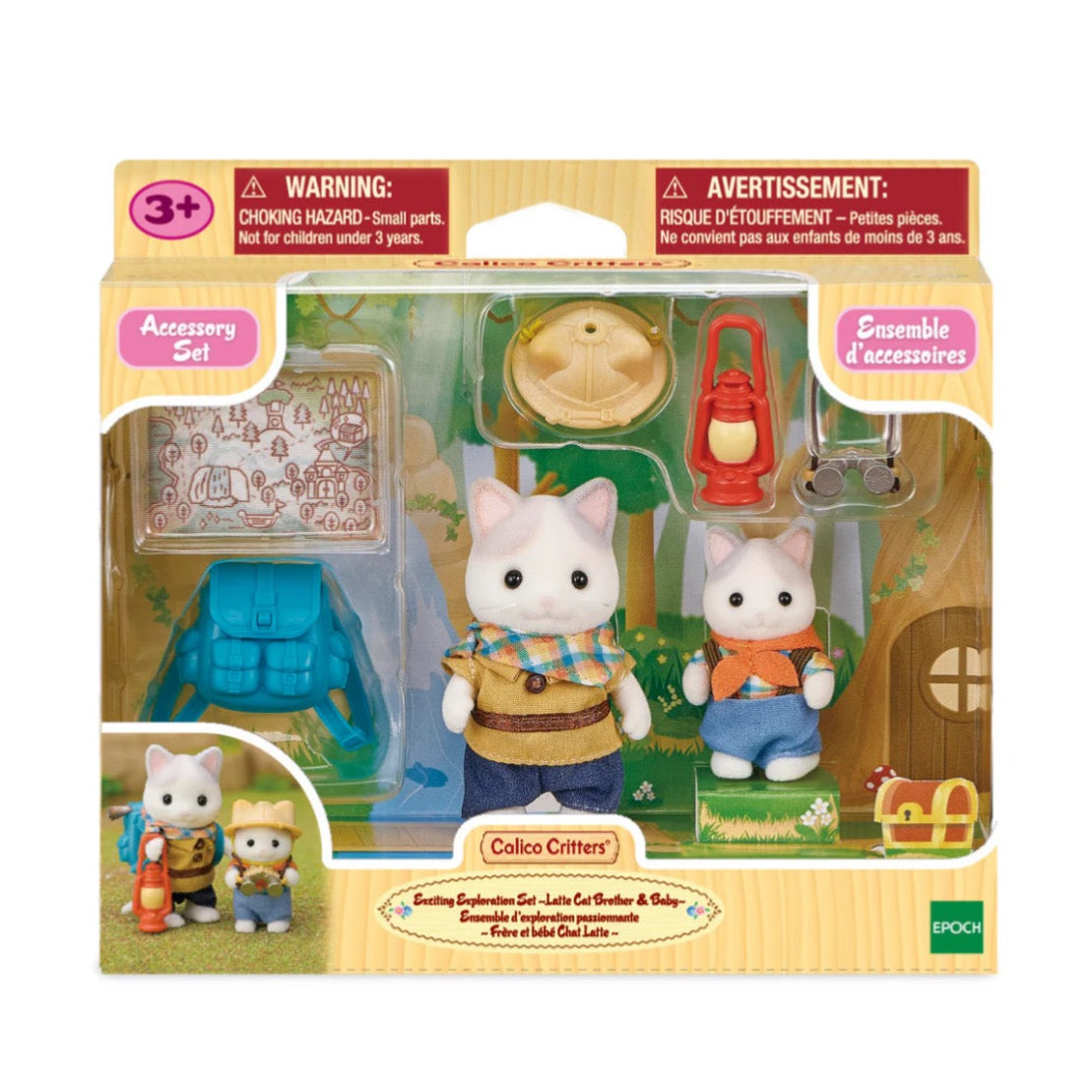 Calico Critters Exciting Exploration Set Latte Cat Brother & Baby