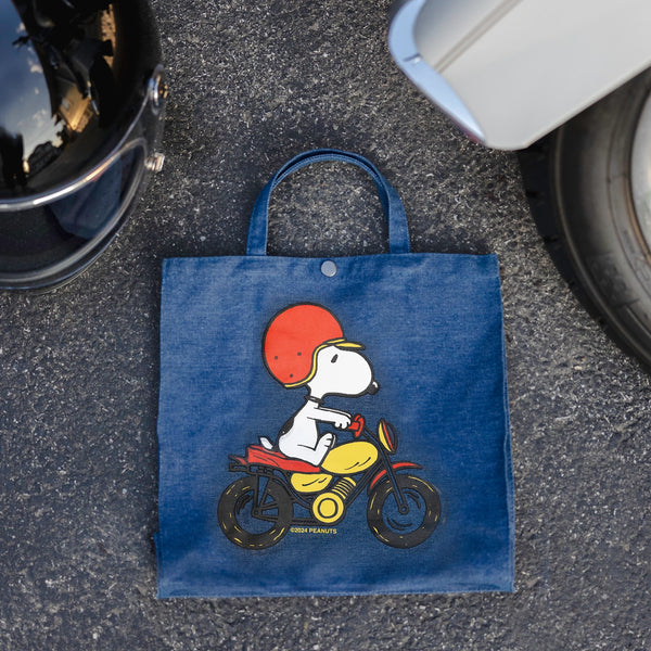 3P4 X Peanuts® - Snoopy Easy Rider Vintage-Style Market Tote