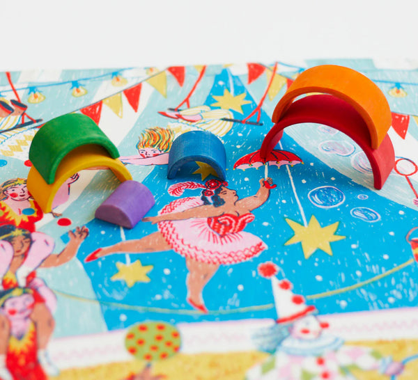 Phoebe Wahl Circus Mini Playsilk by Sarah's Silks