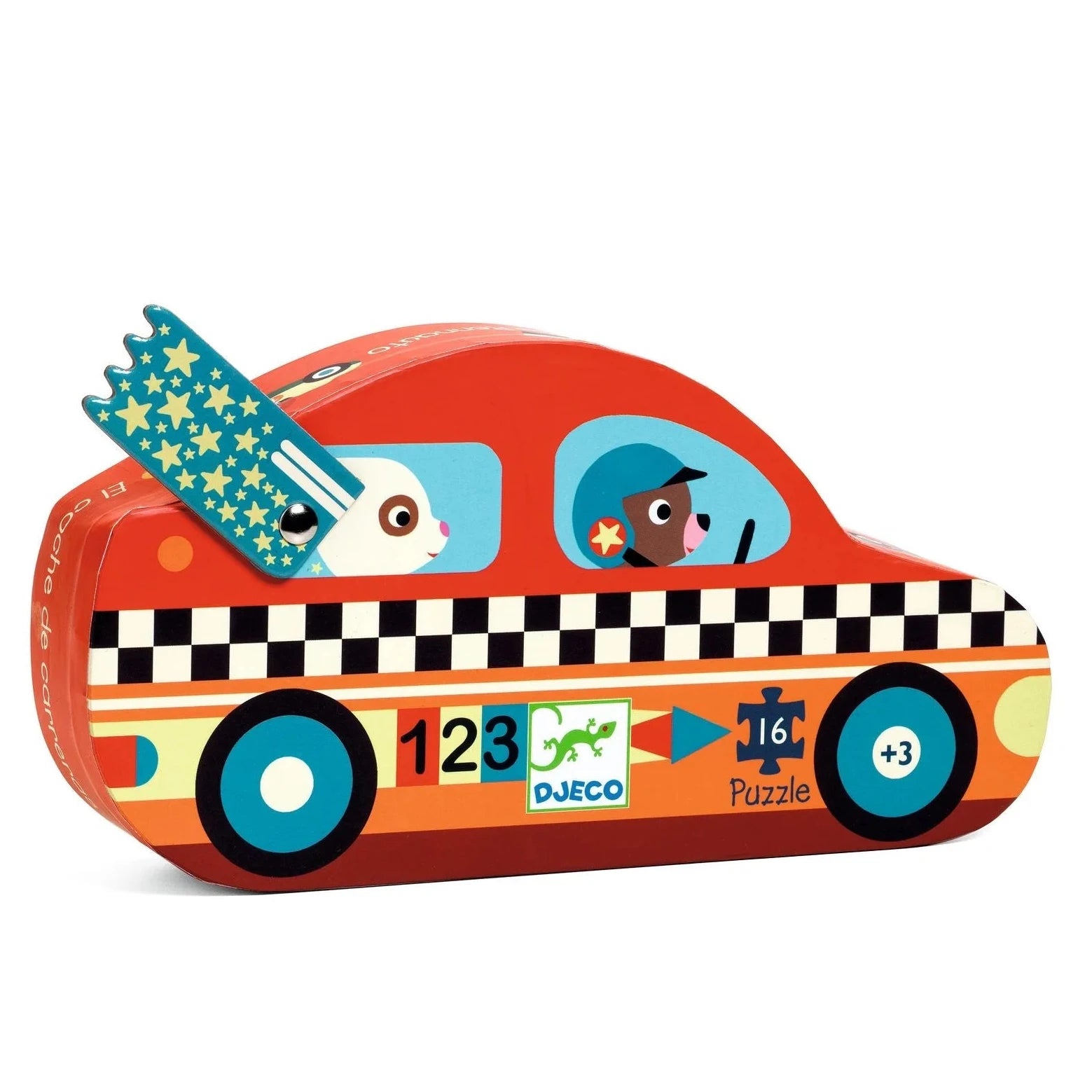 The Racing Car Puzzle by Djeco