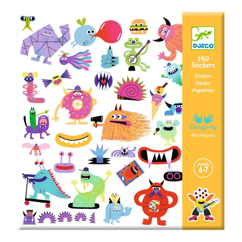 Monster Sticker Sheets by Djeco