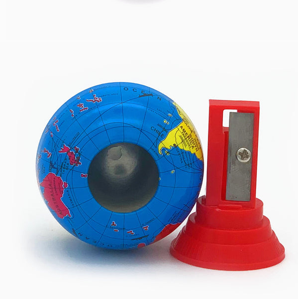 Metal Globe Pencil Sharpener